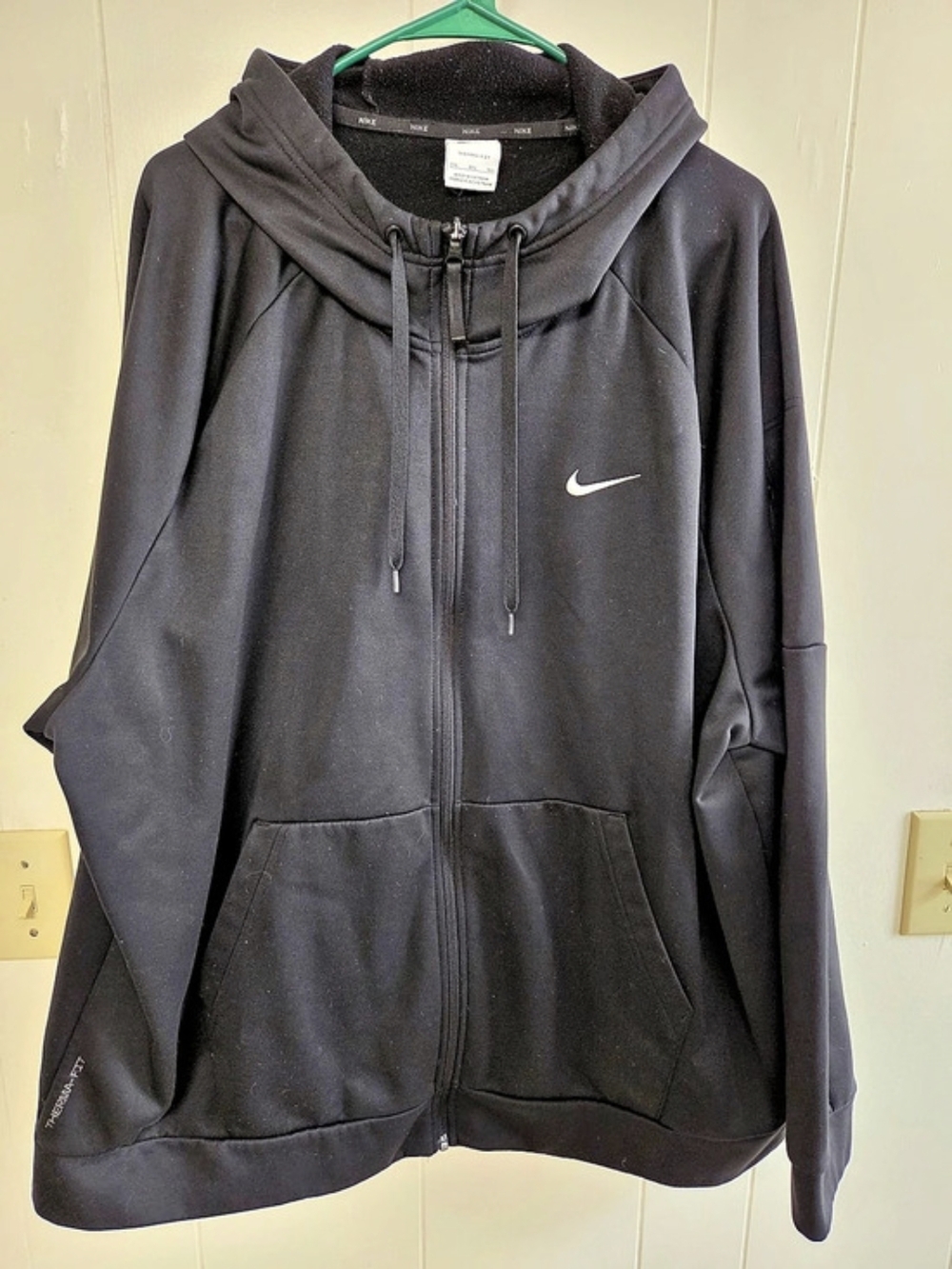 Nike Therma-FIT Full-Zip Training Hoodie Men's Black 3XL